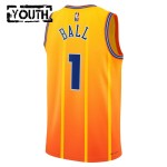 Maillot NBA Charlotte Hornets Lamelo Ball Jordan 2025-26 City Edition Or Swingman - Enfant